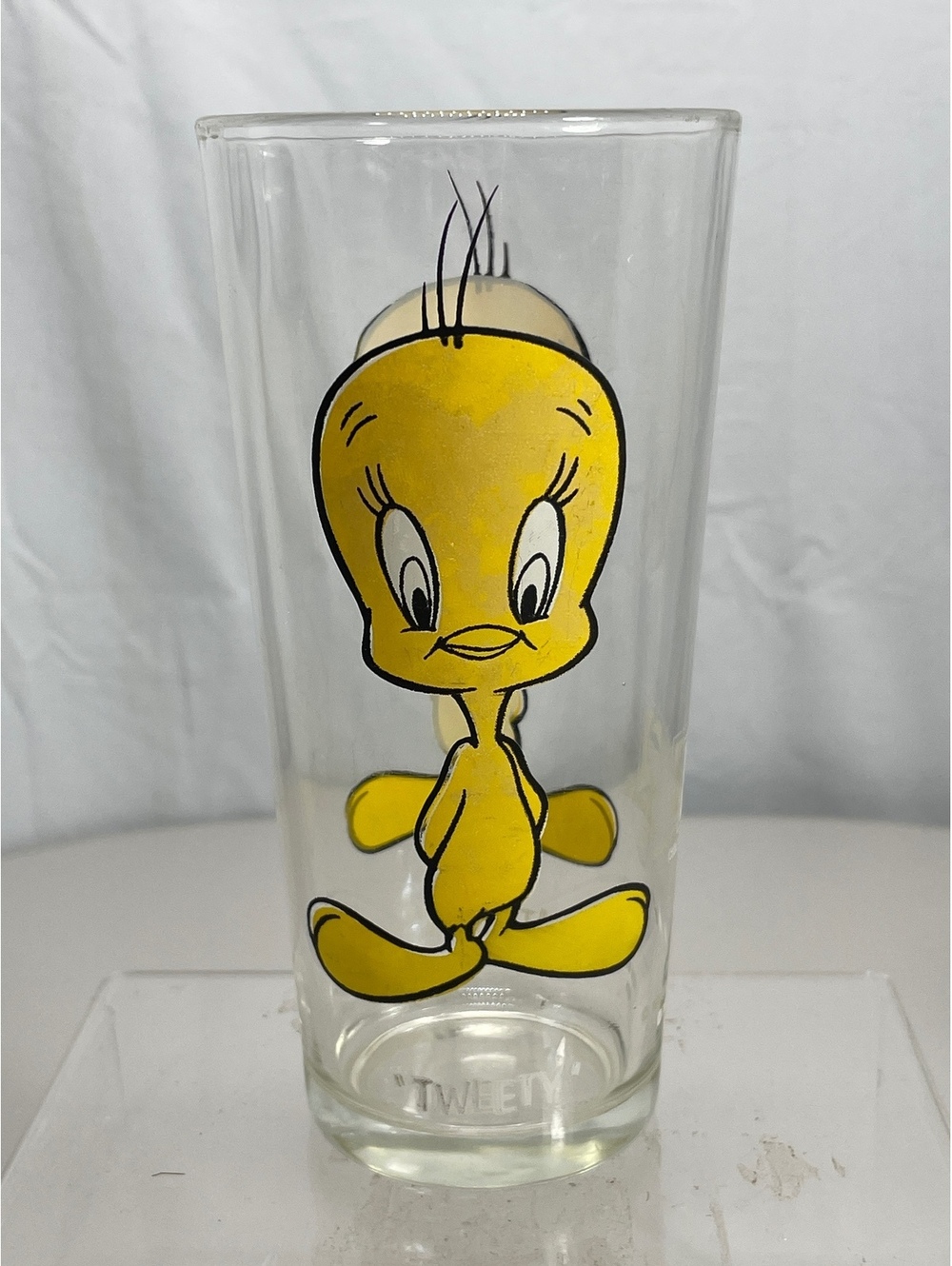 Vintage 1973 Pepsi Collector Series Tweety Bird Glass